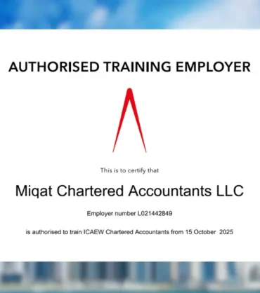 Miqat Chartered Accountants Becomes Official ICAEW-Approved ACA Training Employer